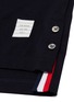 - THOM BROWNE  - Stripe pocket jersey polo shirt