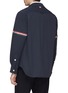 Back View - Click To Enlarge - THOM BROWNE  - Stripe sleeve shirt jacket