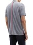 Back View - Click To Enlarge - THOM BROWNE  - Stripe back polo shirt
