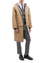 Figure View - Click To Enlarge - THOM BROWNE  - Detachable hem hooded twill parka