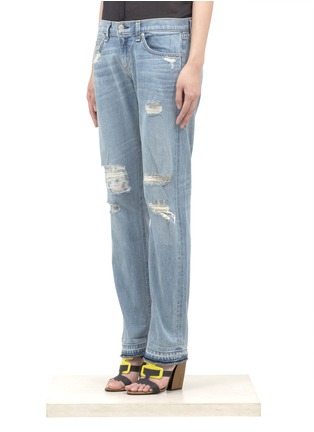 Detail View - Click To Enlarge - RAG & BONE - Distressed straight-leg jeans