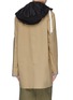 Back View - Click To Enlarge - LA FETICHE - x Jim Lambie 'Yoko' colourblock border hooded trench coat