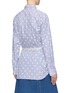 Back View - Click To Enlarge - LA FETICHE - 'Nico' belted polka dot stripe oversized shirt