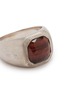 Detail View - Click To Enlarge - TATEOSSIAN - 'Doppione' tiger eye rhodium silver signet ring
