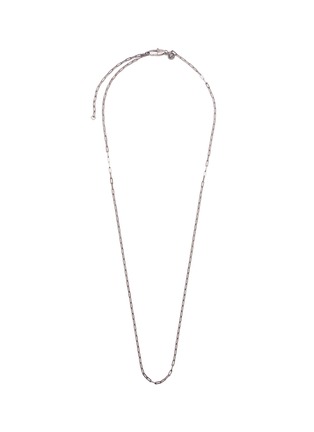 Main View - Click To Enlarge - TATEOSSIAN - Link chain rhodium silver necklace