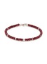 TATEOSSIAN - 'Nodo Precious' ruby bead silver bracelet