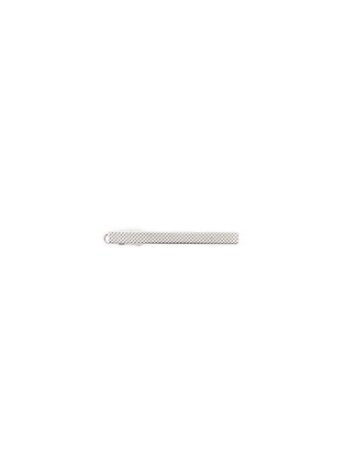 Main View - Click To Enlarge - TATEOSSIAN - Diamond textured silver tie clip