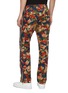 Back View - Click To Enlarge - JUST DON - Stripe outseam camouflage print silk track pants