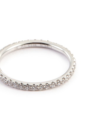 Detail View - Click To Enlarge - SAMUEL KUNG - Diamond 18k white gold eternity ring