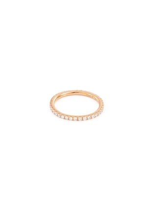 Main View - Click To Enlarge - SAMUEL KUNG - Diamond 18k yellow gold eternity ring