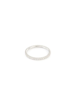 Main View - Click To Enlarge - SAMUEL KUNG - Diamond 18k white gold eternity ring