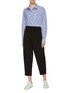 Figure View - Click To Enlarge - MIJEONG PARK - Cropped tapered pants