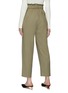 Back View - Click To Enlarge - MIJEONG PARK - Pleated front wool peg pants