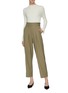 Figure View - Click To Enlarge - MIJEONG PARK - Pleated front wool peg pants