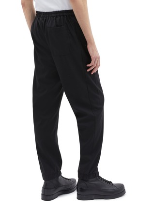 Back View - Click To Enlarge - 3.1 PHILLIP LIM - Stripe outseam virgin wool jogging pants