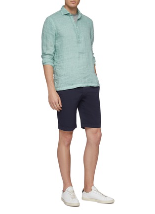 Figure View - Click To Enlarge - ALTEA - Washed Bermuda shorts