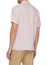 Back View - Click To Enlarge - ALTEA - Linen short sleeve shirt