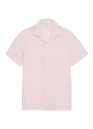 Main View - Click To Enlarge - ALTEA - Linen short sleeve shirt