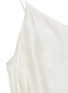 Detail View - Click To Enlarge - HELMUT LANG - Raw edge tie back satin slip dress