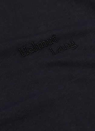  - HELMUT LANG - Logo embroidered T-shirt
