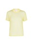 Main View - Click To Enlarge - HELMUT LANG - Logo embroidered organdy T-shirt