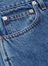 Detail View - Click To Enlarge - HELMUT LANG - 'Femme' panelled denim skirt