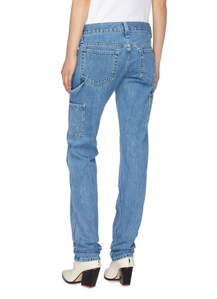 Back View - Click To Enlarge - HELMUT LANG - Panelled utility jeans