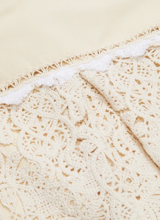  - SIMKHAI - Crochet lace panel twill utility jacket
