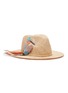 Main View - Click To Enlarge - EUGENIA KIM - 'Courtney' bird embellished straw fedora hat