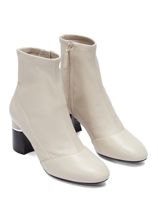 Detail View - Click To Enlarge - 3.1 PHILLIP LIM - 'Drum' stretch leather ankle boots