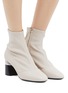 Figure View - Click To Enlarge - 3.1 PHILLIP LIM - 'Drum' stretch leather ankle boots