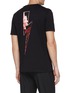 Back View - Click To Enlarge - NEIL BARRETT - Floral thunderbolt print T-shirt