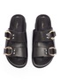 Detail View - Click To Enlarge - 3.1 PHILLIP LIM - 'Freida' buckled leather platform slide sandals
