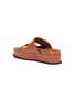  - 3.1 PHILLIP LIM - 'Freida' buckled leather platform slide sandals