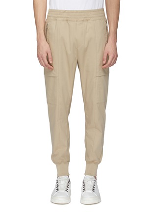 Main View - Click To Enlarge - WOOYOUNGMI - Twill cargo track pants