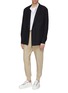 Figure View - Click To Enlarge - WOOYOUNGMI - Twill cargo track pants