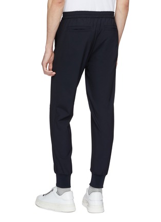 Back View - Click To Enlarge - WOOYOUNGMI - Tapered leg wool blend jogging pants