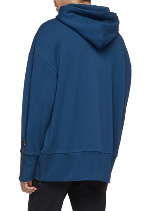 Back View - Click To Enlarge - WOOYOUNGMI - Zip outseam hoodie