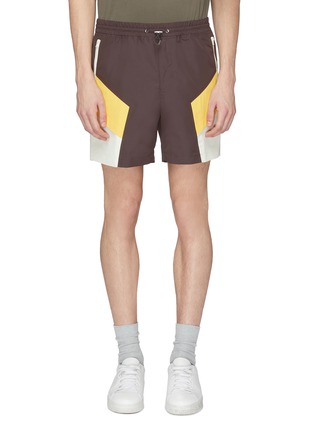 Main View - Click To Enlarge - WOOYOUNGMI - Colourblock track shorts