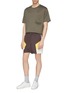 Figure View - Click To Enlarge - WOOYOUNGMI - Colourblock track shorts