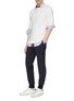 Figure View - Click To Enlarge - WOOYOUNGMI - Ribbed panel silk-cotton sweater