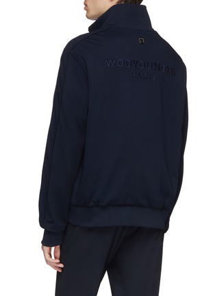Back View - Click To Enlarge - WOOYOUNGMI - Logo stripe print track jacket