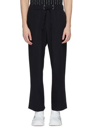 Main View - Click To Enlarge - WOOYOUNGMI - Split cuff twill jogging pants