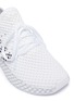 Detail View - Click To Enlarge - ADIDAS - 'Deerupt' grid webbing overlay mesh junior sneakers