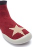 Detail View - Click To Enlarge - COLLÉGIEN - Star intarsia sock knit toddler sneakers