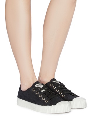 Figure View - Click To Enlarge - SPALWART - 'Special Low' linen sneakers