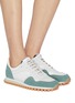 Figure View - Click To Enlarge - SPALWART - 'Marathon Trail Low' suede panel sneakers