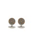 Main View - Click To Enlarge - TATEOSSIAN - Scaly leather cufflinks