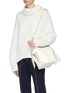 Figure View - Click To Enlarge - ACNE STUDIOS - Knot strap leather tote