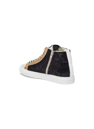  - P448 - 'E9 Star 2.0' panelled leather high top sneakers
